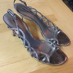 Anne Klein silver shoes